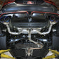 aFe 22-24 Kia Forte GT 1.6L 3in-2.5in 304 Stainless Steel Axle-Back Exhaust w/ Blue Flame Tips