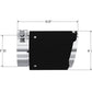 MBRP Universal Carbon Fiber Tip 3in ID / 4in OD Out / 6.13in Length Angle Cut Dual Wall