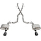 Corsa 21-22 Dodge Durango SRT Hellcat Cat-Back 2.75in Dual Rear Exit Xtreme 4.5in Black PVD Tips