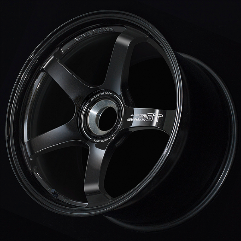 Advan GT for Porsche 21x11.5 / +63 Offset / 5-130 / 71.8mm Bore / Racing Titanium Black