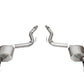 Corsa 2024 Ford Mustang GT Sport Axle-Back Dual Rear Exit with 4.5in Straight Cut Polished Tips