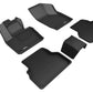 3D MAXpider 2015-2018 Audi Q3 Kagu 1st & 2nd Row Floormats - Black