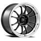 Konig Hypergram 18X11 5X114.3 ET15 Metallic Carbon W/ Machined Lip Flow Formed