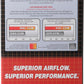 K&N X-Stream Top Filter - Red - Size 9in - 5.125in Neck Flange / 2.75in Height