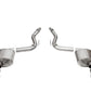 Corsa 24 Ford Mustang GT Touring Axle-Back Ex.Sys 3.0in Dual Rear Exit w/4.5in Straight Cut Tips