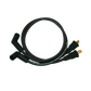 Moroso 58-69 Harley-Davidson XL Suppression Core Wire Set - Black