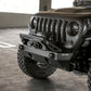 DV8 Offroad 07-23 Jeep Wrangler/Gladiator JT/JK/JL FS-25 Stubby Front Bumper w/Plated Bull Bar