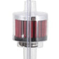 K&N Clamp On Rubber Base Crankcase Vent Filter 0.5in Flange ID 2in OD 1.5in Height
