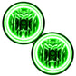 Oracle Lighting 08-11 Ford Ranger Pre-Assembled LED Halo Fog Lights -Green