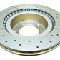 DBA 08+ Toyota Sienna 200 Series Front Cross Drilled & Slotted Street Series Rotor
