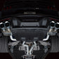 AWE 2024 Ford Mustang Dark Horse S650 RWD SwitchPath Catback Exhaust w/ Quad Chrome Silver Tips