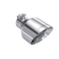 MBRP T304 SS Tip 2.5in ID, 5in OD Out, 8in Length, Angle Cut, Dual Wall