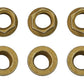 Moroso 1/4in-28 Zinc Flange Nut w/ Washer Face  - 10 Pack