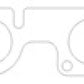 Cometic Ford 302/351 335-Series/Windsor V8 .064in ArmorCore Exhaust Mani Gskt Set