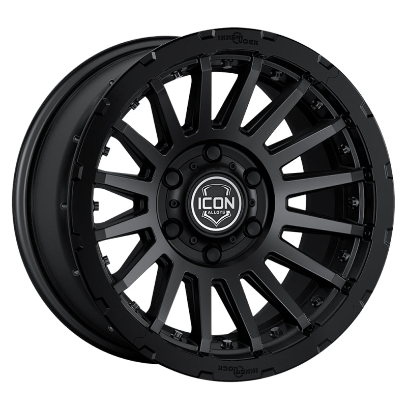 Icon Alloys Recon Pro Satin Black - 18 X 9 - 8 X 6.5- 12MM 5.5in BS