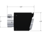 MBRP Universal Carbon Fiber Tip 2.5in ID / 4.5in OD Out / 6.5in Length Angle Cut Dual Wall