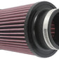 K&N Universal Clamp-On Air Filter 3in FLG 5in B 4in T 6in H