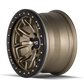 Dirty Life 9303 DT-1 17x9 / 5x127 BP / -38mm Offset / 78.1mm Hub Satin Gold Wheel - Beadlock