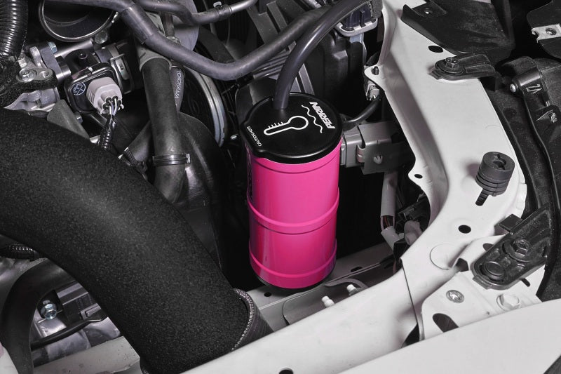 Perrin 13-25 Subaru BRZ / 04-21 Subaru STI / 02-25 Subaru WRX Coolant Overflow Tank - Hyper Pink