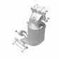 MagnaFlow DF Conv 2021 Nissan Altima Single Manifold 2.5L