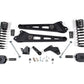 Zone Offroad 14-18 Ram 2500 4in Replacement Radius Arm Lift Kit w/ Fox 2.0 Adv. Shocks