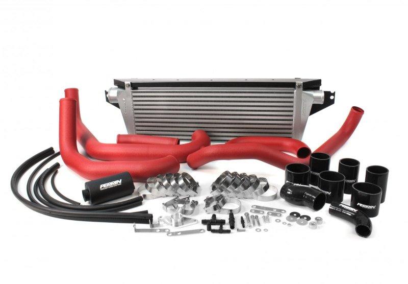 Perrin 08+ WRX FMIC Black Boost Tubes w/ Black Silicone