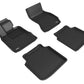 3D MAXpider 2009-2012 BMW 7 Series LI F02/F04 Kagu 1st & 2nd Row Floormats - Black