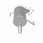 BRE Exhaust 05-09 Outback 2.5L Muffler Kit