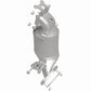 MagnaFlow DF Conv 2021 Nissan Altima Single Manifold 2.5L