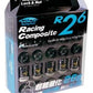 Project Kics 12X1.25 Black R26 Lug Nuts - 16+4