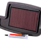 K&N Arctic Cat 12.813in O/S L x 7.5in O/S W x .875in H Replacement Air Filter