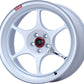 Enkei PF06 18x8in 5x100 BP 45mm Offset 75mm Bore White Machined Wheel