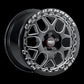Weld Solana Beadlock 17x10 / 5x112 BP / ET40 / 78.1mm Bore - Gloss Black MIL DIA Wheel