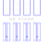 King Engine Bearings Suzuki G-10 (Size +0.25mm) Main Bearing Set