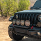 DV8 Offroad 2018-2025 Wrangler JL Push Bar for Mopar Rubicon Steel Bumper