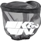 K&N Air Filter Wrap Black Oval Tapered 3.75in Base I/S Width x 2.5in Top I/S Width x 2.75in H