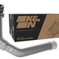 K&N 22-23 Subaru WRX 2.4L H4 Aluminum Charge Pipe Kit - Gunmetal Gray