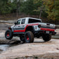 Bushwacker 20-24 Jeep Gladiator Flat Style Flares Rear 2pc - Black