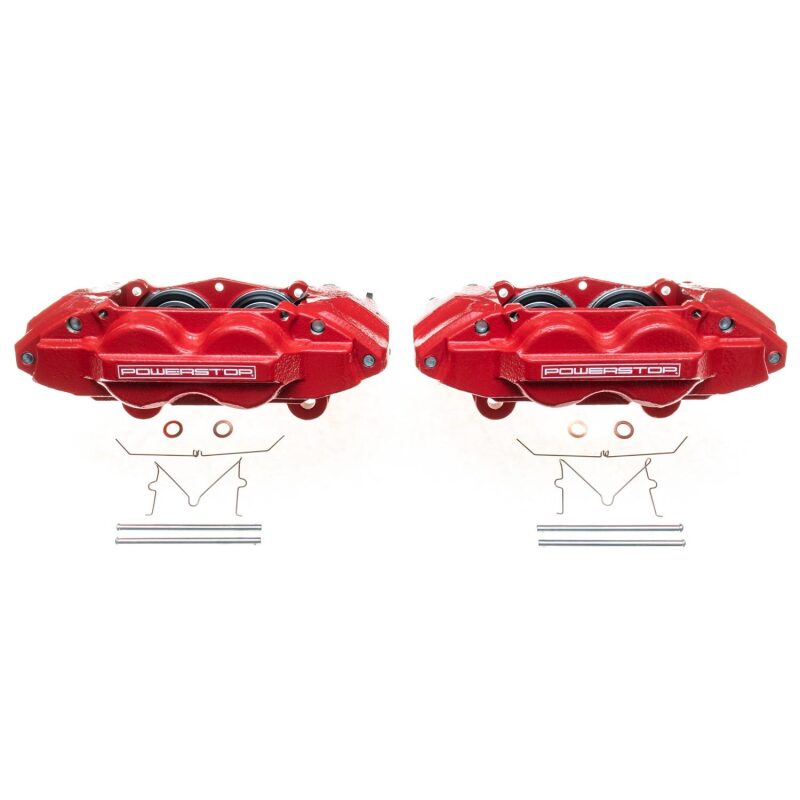 Power Stop 10-15 Lexus GX460 Front Red Calipers w/o Brackets - Pair