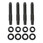 Moroso 5/16in-24 x 2.0in Long 12-Point Nuts Carburetor Stud Kit