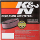 K&N X-Stream Top Filter - Red - Size 9in - 5.125in Neck Flange / 2.75in Height
