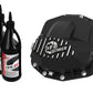 aFe 18-21 Jeep Wrangler JL Dana M210 Pro Series Front Diff Cover w/ Oil - Black