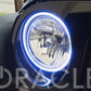 Oracle 7" Round Surface Mount LED Headlight Halo Kit - Red
