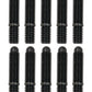Moroso Bullet Nose Black OX Studs - 5/16-18 X 5/16-24 X 1 5/8 (10 Pack)