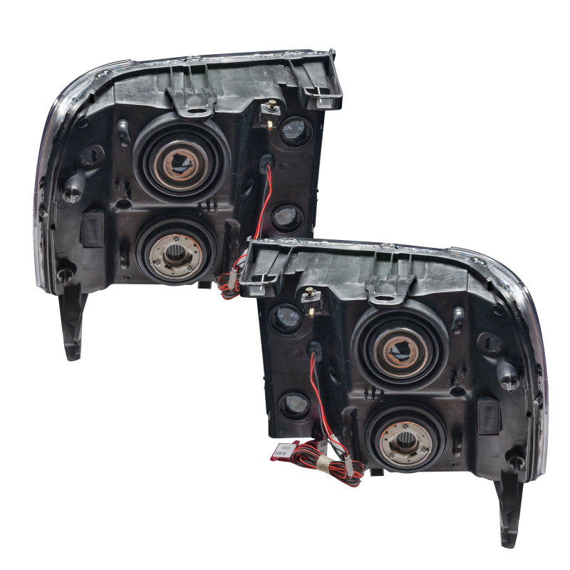 Oracle Lighting 07-13 GMC Sierra Pre-Assembled LED Halo Headlights - (Round Ring Design) -UV/Purple