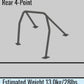 Cusco Safety 21 2-Pssgr 4-PT Roll Cage Nissan Skyline R33 - (S/O-No Cancel)