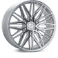 Vossen HF6-5 20x9.5 / 6x139.7 / ET15 / Deep Face / 106.1 - Silver Polished