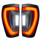 Oracle 19-23 GMC Sierra Black Series Flush Style LED Tail Lights - Factory Halogen