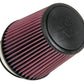 K&N Univ Rubber Round Tapered Filter 4.375in Flg ID/10 Deg Flg Angle 6in B OD/4.625in T OD/6.5in H