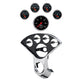 Autometer Designer Black Direct Fit Dash Kit 55-59 Chevy Truck (1 x 3-3/8in. / 4 x 2-1/16in.)